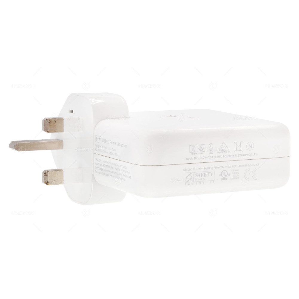 A1718-UK APPLE POWER ADAPTER 61W USB-C A1718 UK PLUG A1718-UK